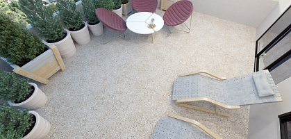 Терраса 1-к квартиры 37,08 м2