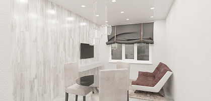 Кухня 2-к квартиры 45,68 м2