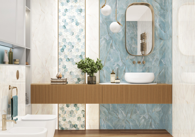 Фотография Коллекции Maritime керамической плитки для ванной от производителя - Alma Ceramica, в интернет магазине Casa-Ceramica