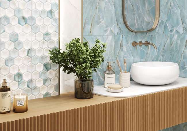 Фотография Коллекции Maritime керамической плитки для ванной от производителя - Alma Ceramica, в интернет магазине Casa-Ceramica