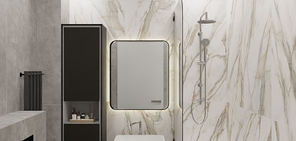 Ванная 1к квартиры