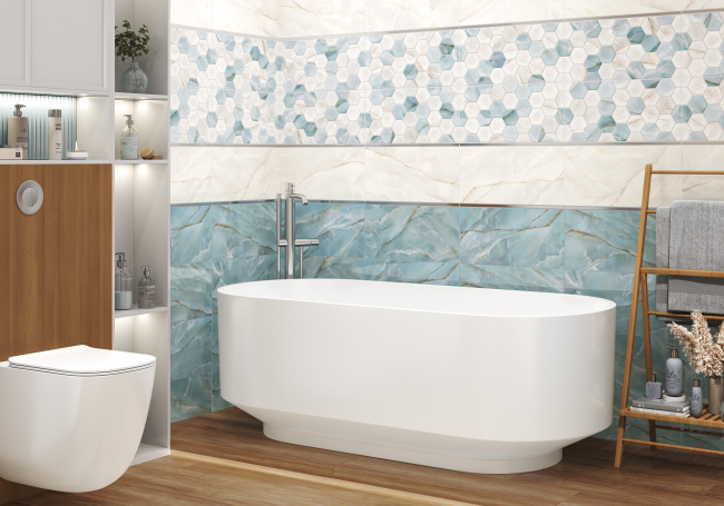 Фотография Коллекции Maritime керамической плитки для ванной от производителя - Alma Ceramica, в интернет магазине Casa-Ceramica