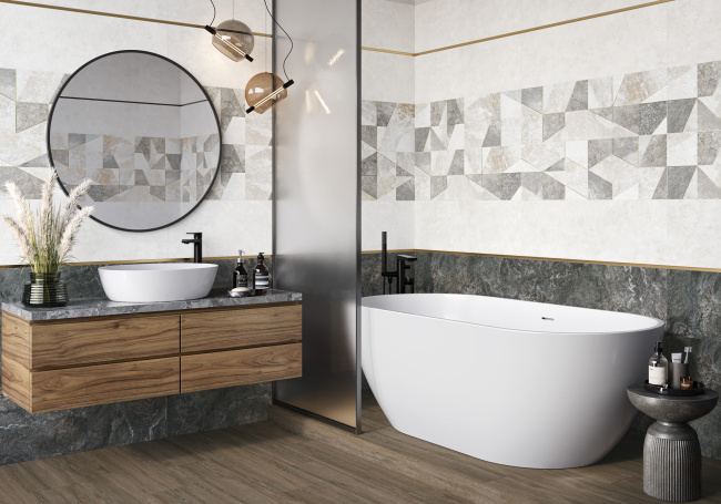 Фотография Коллекции Land керамической плитки для ванной от производителя - Alma Ceramica, в интернет магазине Casa-Ceramica
