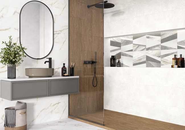 Фотография Коллекции Anturin керамической плитки для ванной от производителя - Alma Ceramica, в интернет магазине Casa-Ceramica