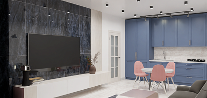 Кухня-гостиная 33 м2