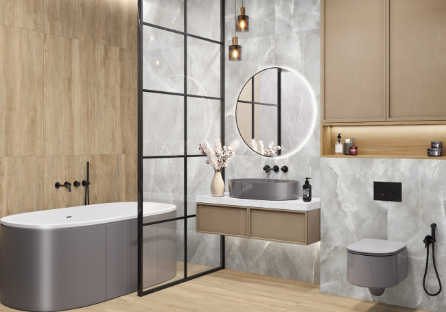 Фотография Коллекции Salt Керамогранита и керамической плитки от производителя - Alma Ceramica, в интернет магазине Casa-Ceramica