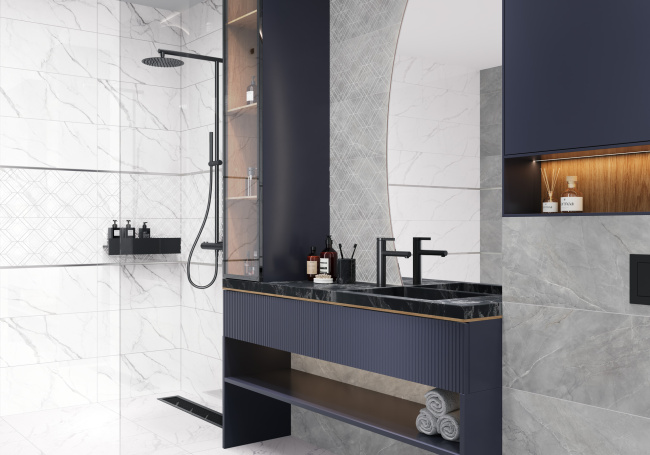 Фотография Коллекции Lims керамической плитки для ванной от производителя - Alma Ceramica, в интернет магазине Casa-Ceramica