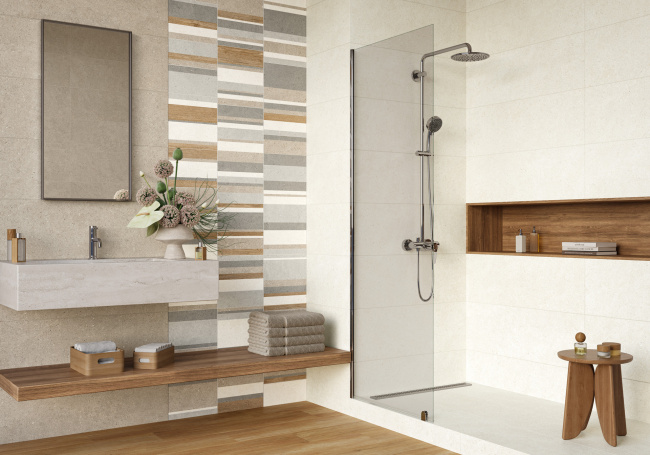 Фотография Коллекции Angola керамической плитки для ванной от производителя - Alma Ceramica, в интернет магазине Casa-Ceramica