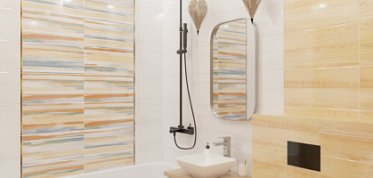 Ванная 1к квартиры 28 м2